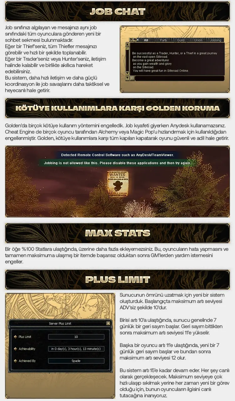 Golden Online - 80 Cap | Sadece CH | Zor Server