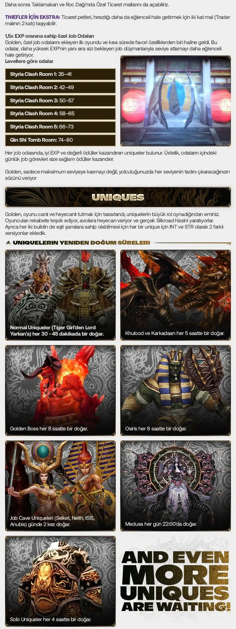 Golden Online - 80 Cap | Sadece CH | Zor Server