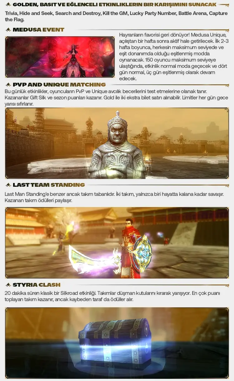 Golden Online - 80 Cap | Sadece CH | Zor Server